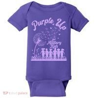 Purple Up For Military Kids Dandelion Baby Bodysuit thumb 0