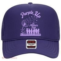 Purple Up For Military Kids Dandelion Hat thumb 0