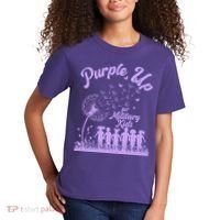 Purple Up For Military Kids Dandelion Kids T-Shirt thumb 2