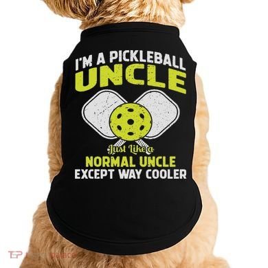 Pickleball Uncle Funny Pickleball Player Gift For Him Doggie Tank