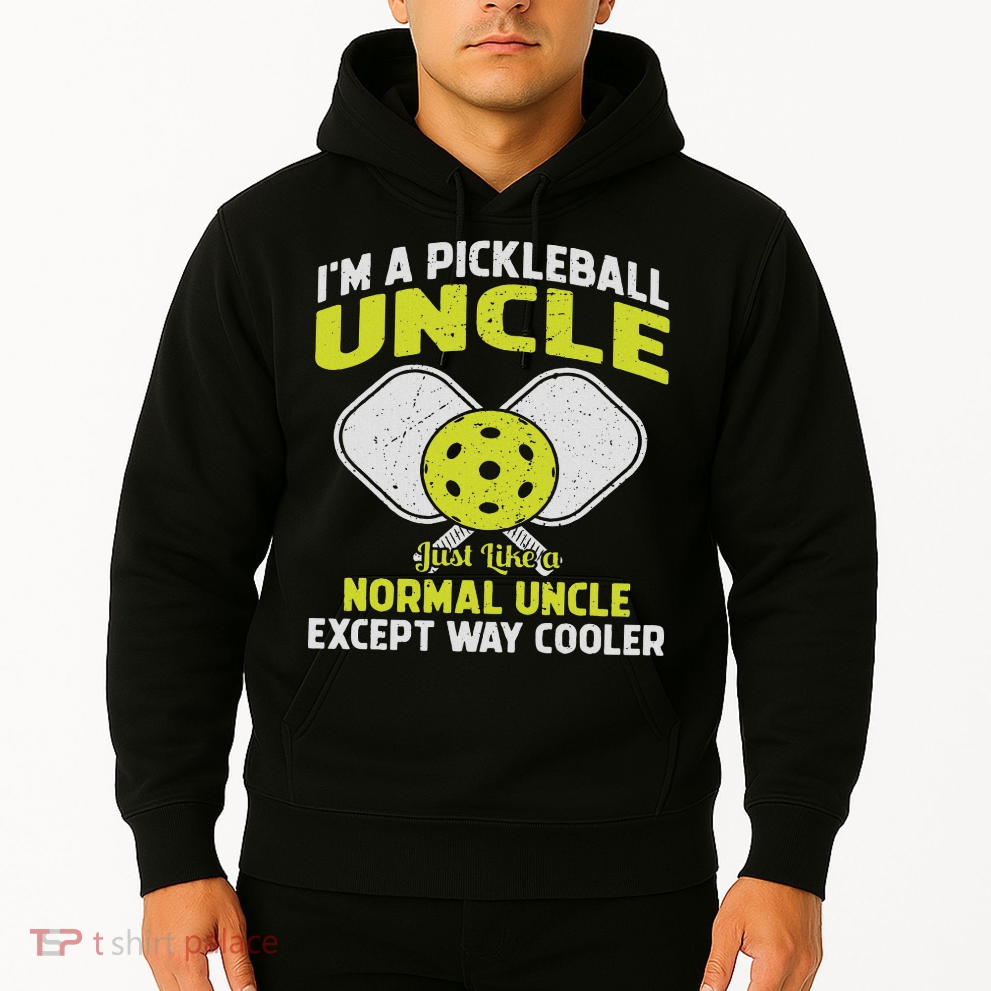 Pickleball Uncle Funny Pickleball Player Gift For Him Hoodie