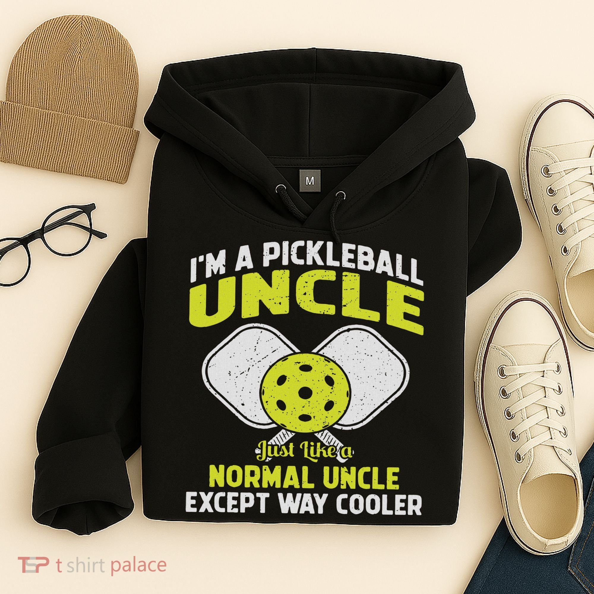 Pickleball Uncle Funny Pickleball Player Gift For Him Hoodie