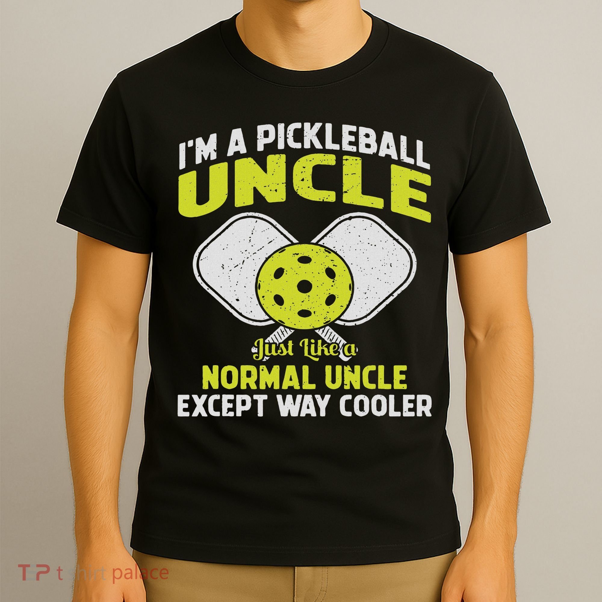 Pickleball Uncle Funny Pickleball Player Gift For Him T-Shirt