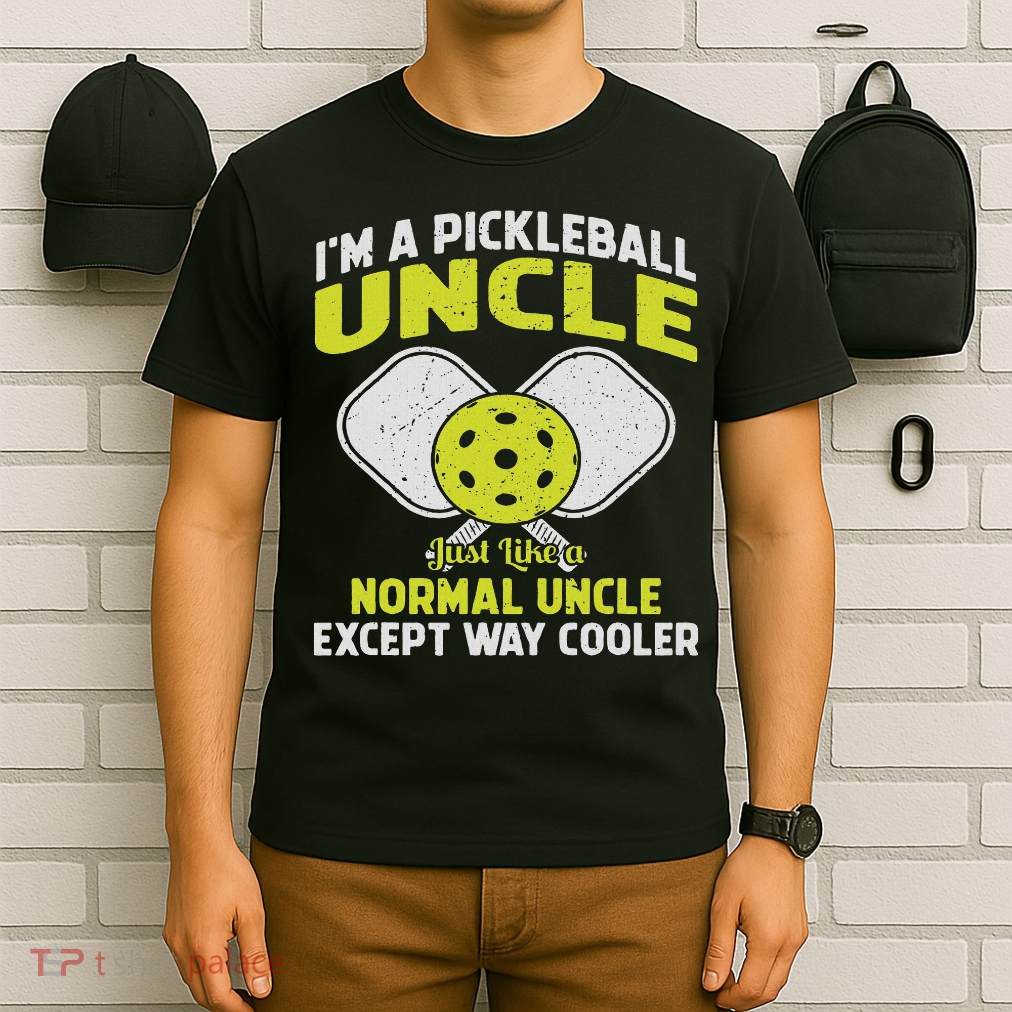 Pickleball Uncle Funny Pickleball Player Gift For Him T-Shirt