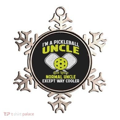 Pickleball Uncle Funny Pickleball Player Gift For Him Ornament