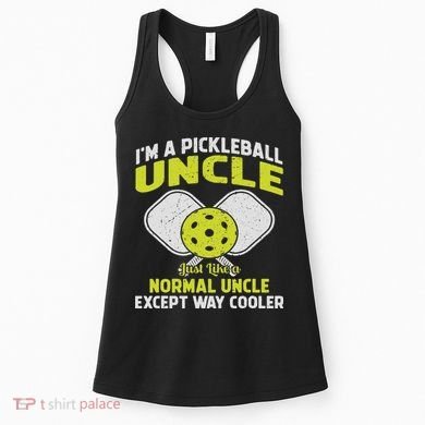 Pickleball Uncle Funny Pickleball Player Gift For Him Women's Tank Top