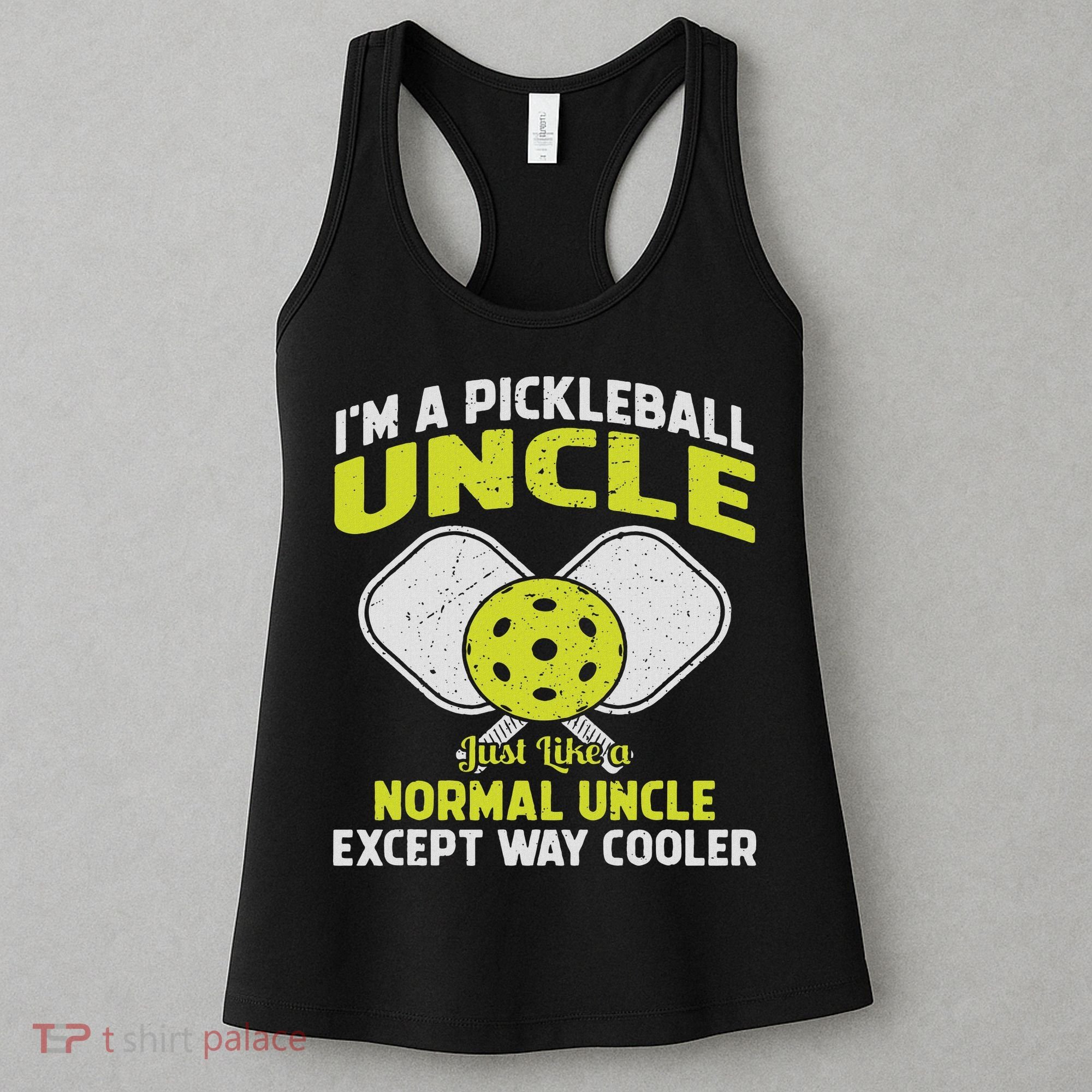 Pickleball Uncle Funny Pickleball Player Gift For Him Women's Tank Top