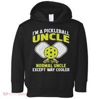 Pickleball Uncle Funny Pickleball Player Gift For Him Toddler Hoodie thumb 0