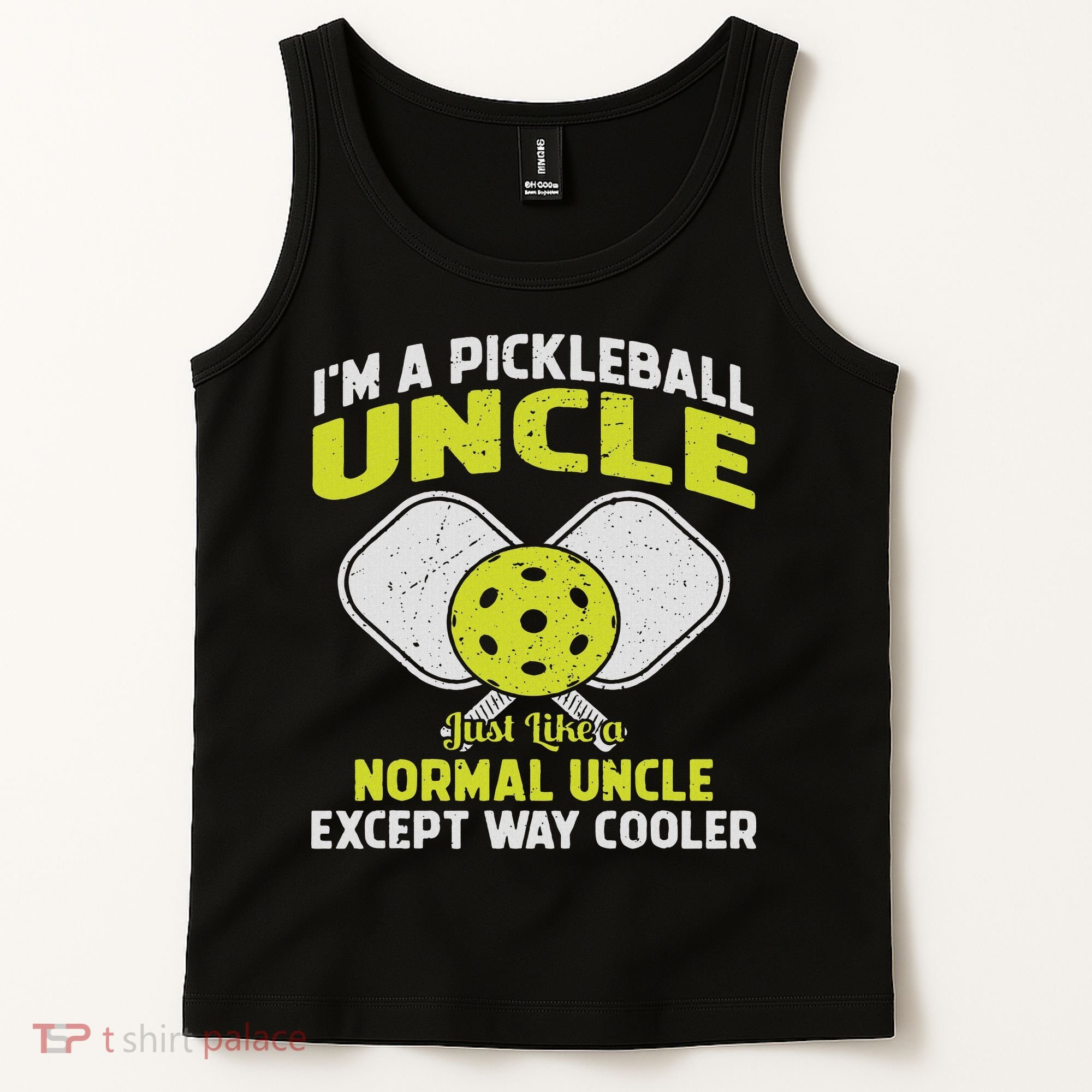 Pickleball Uncle Funny Pickleball Player Gift For Him Tank Top