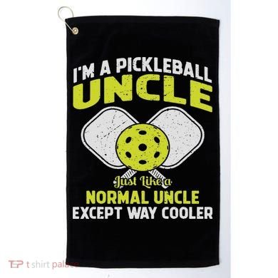 Pickleball Uncle Funny Pickleball Player Gift For Him Golf Towel