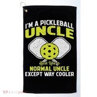 Pickleball Uncle Funny Pickleball Player Gift For Him Golf Towel thumb 0