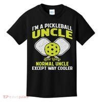 Pickleball Uncle Funny Pickleball Player Gift For Him Kids T-Shirt thumb 0