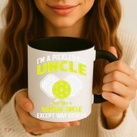 Pickleball Uncle Funny Pickleball Player Gift For Him Coffee Mug thumb 3