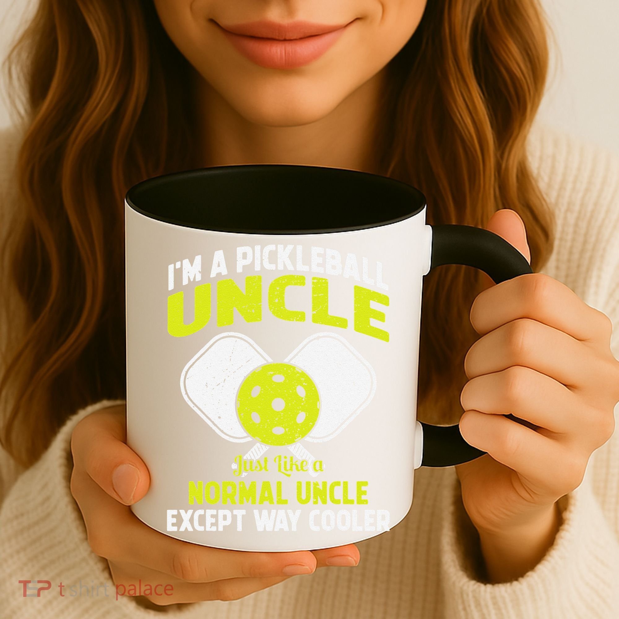Pickleball Uncle Funny Pickleball Player Gift For Him Coffee Mug
