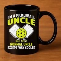 Pickleball Uncle Funny Pickleball Player Gift For Him 11oz C Handle Ceramic Mug thumb 3