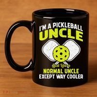Pickleball Uncle Funny Pickleball Player Gift For Him 11oz C Handle Ceramic Mug thumb 4