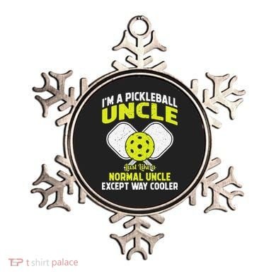 Pickleball Uncle Funny Pickleball Player Gift For Him Ornament