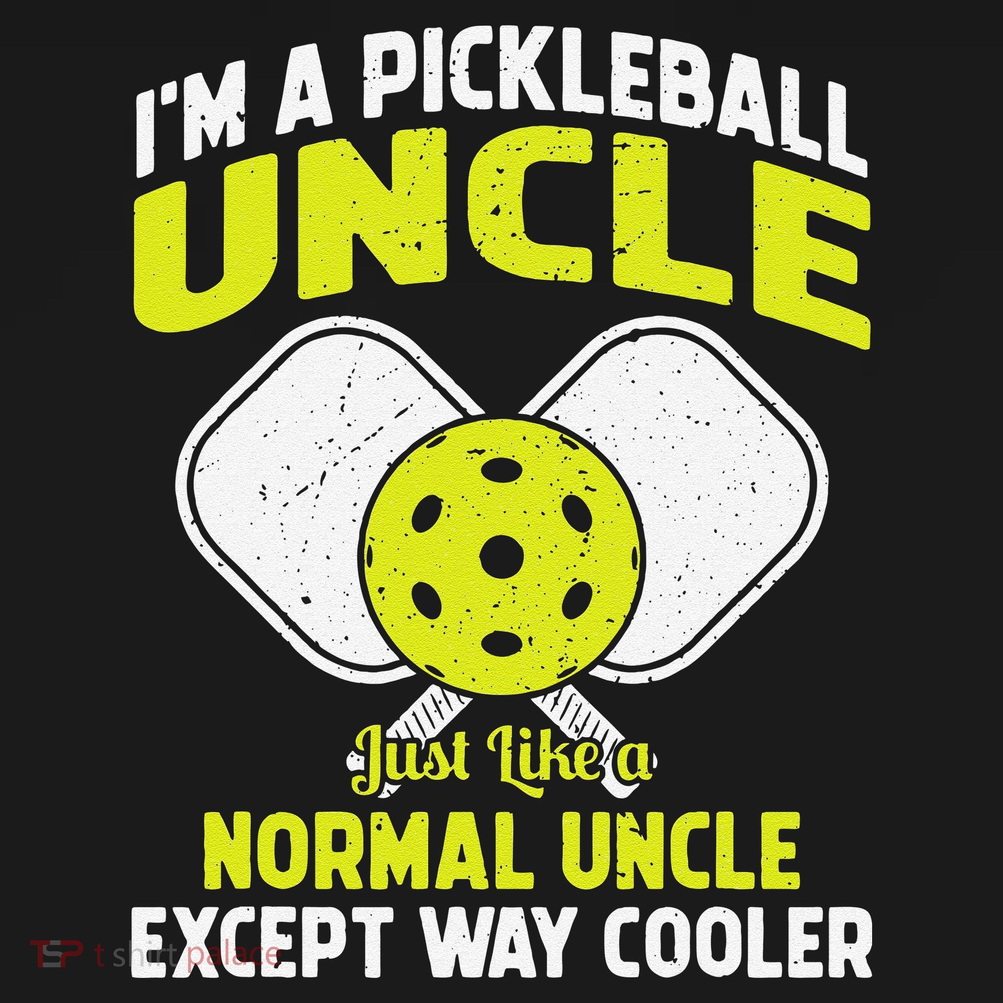 Pickleball Uncle Funny Pickleball Player Gift For Him Ornament