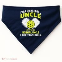 Pickleball Uncle Funny Pickleball Player Gift For Him USA-Made Doggie Bandana thumb 0