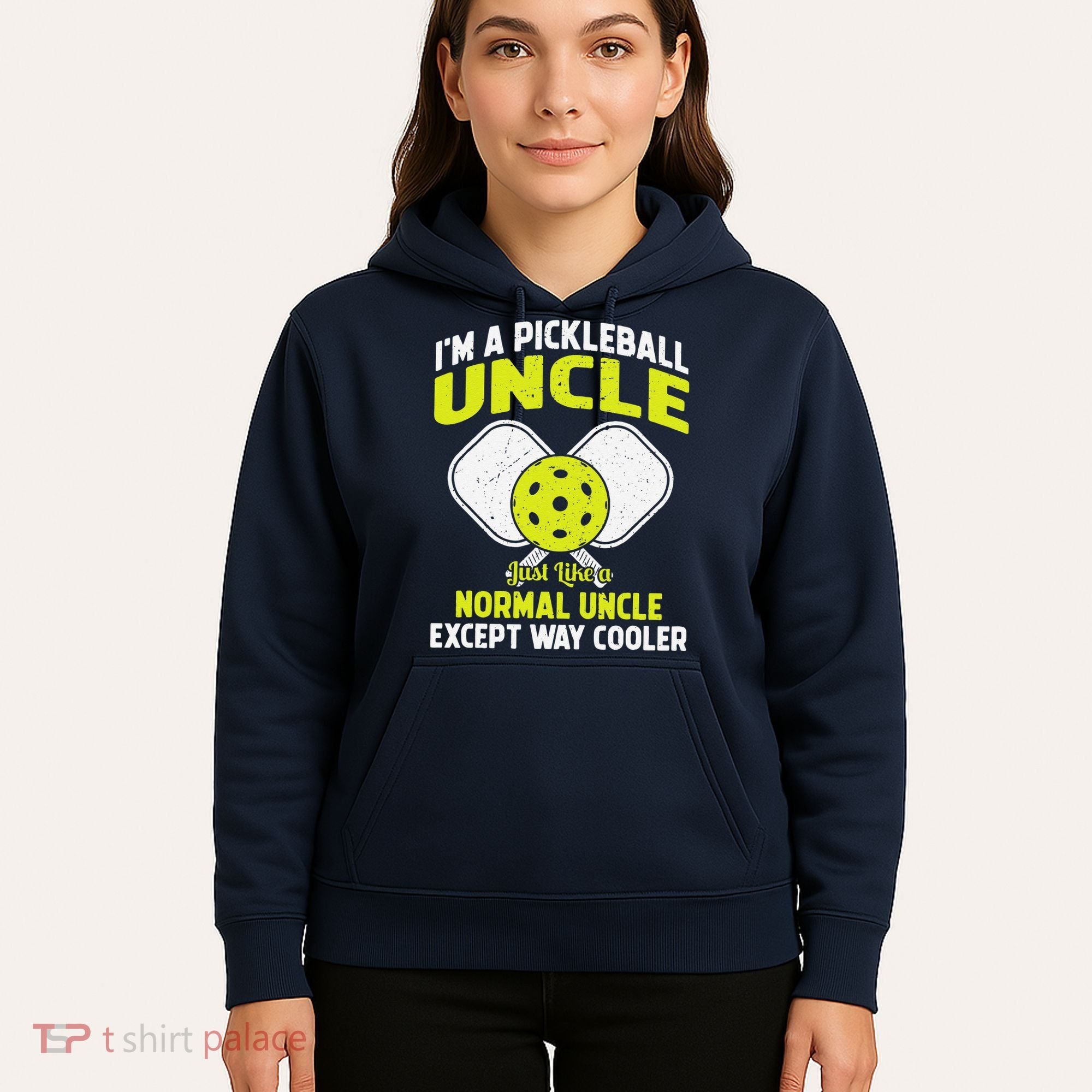 Pickleball Uncle Funny Pickleball Player Gift For Him Hoodie