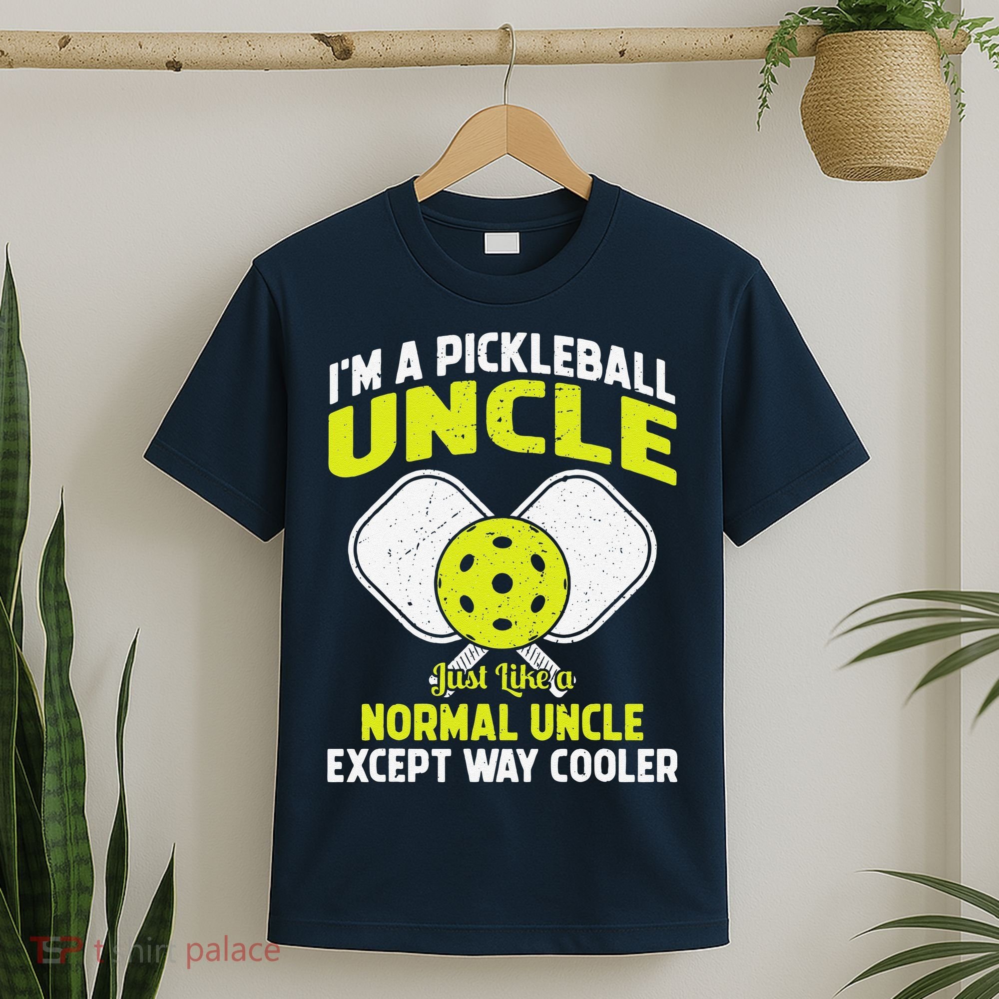 Pickleball Uncle Funny Pickleball Player Gift For Him T-Shirt