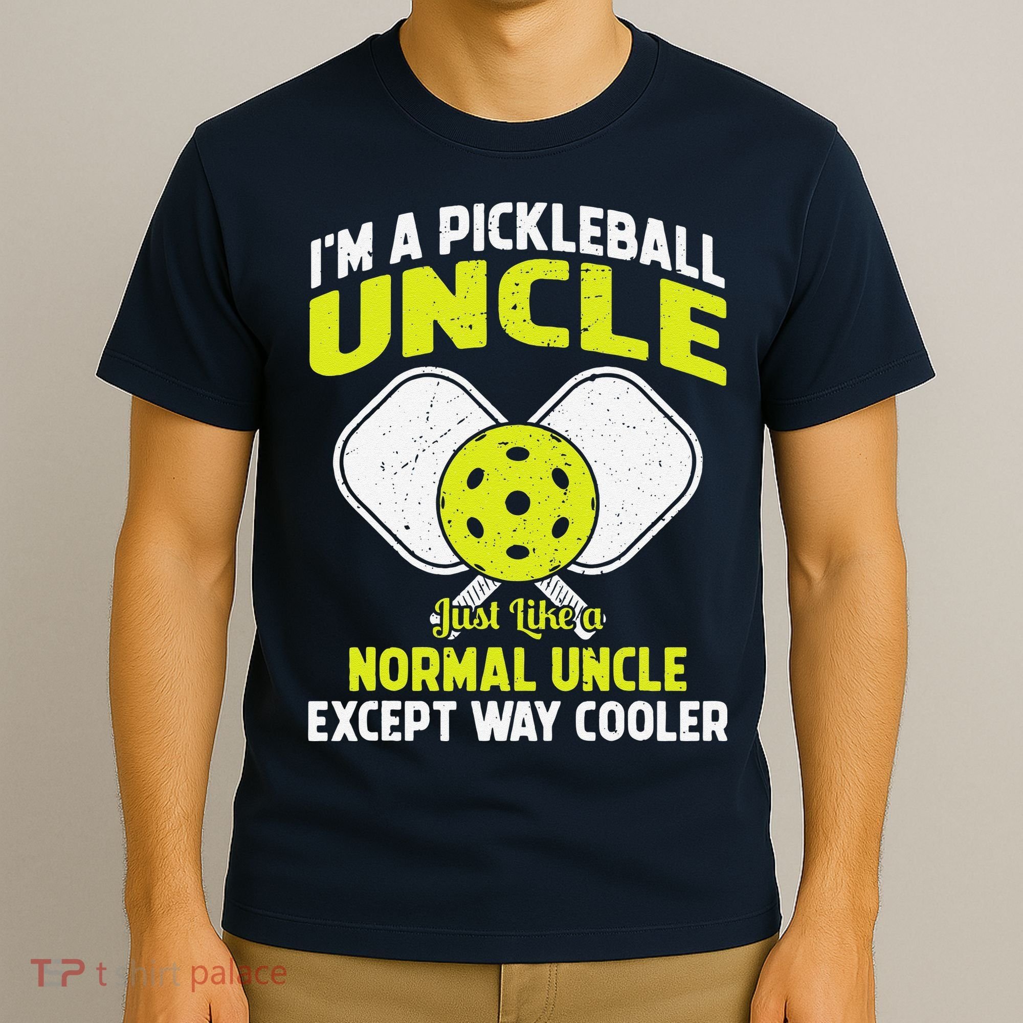 Pickleball Uncle Funny Pickleball Player Gift For Him T-Shirt