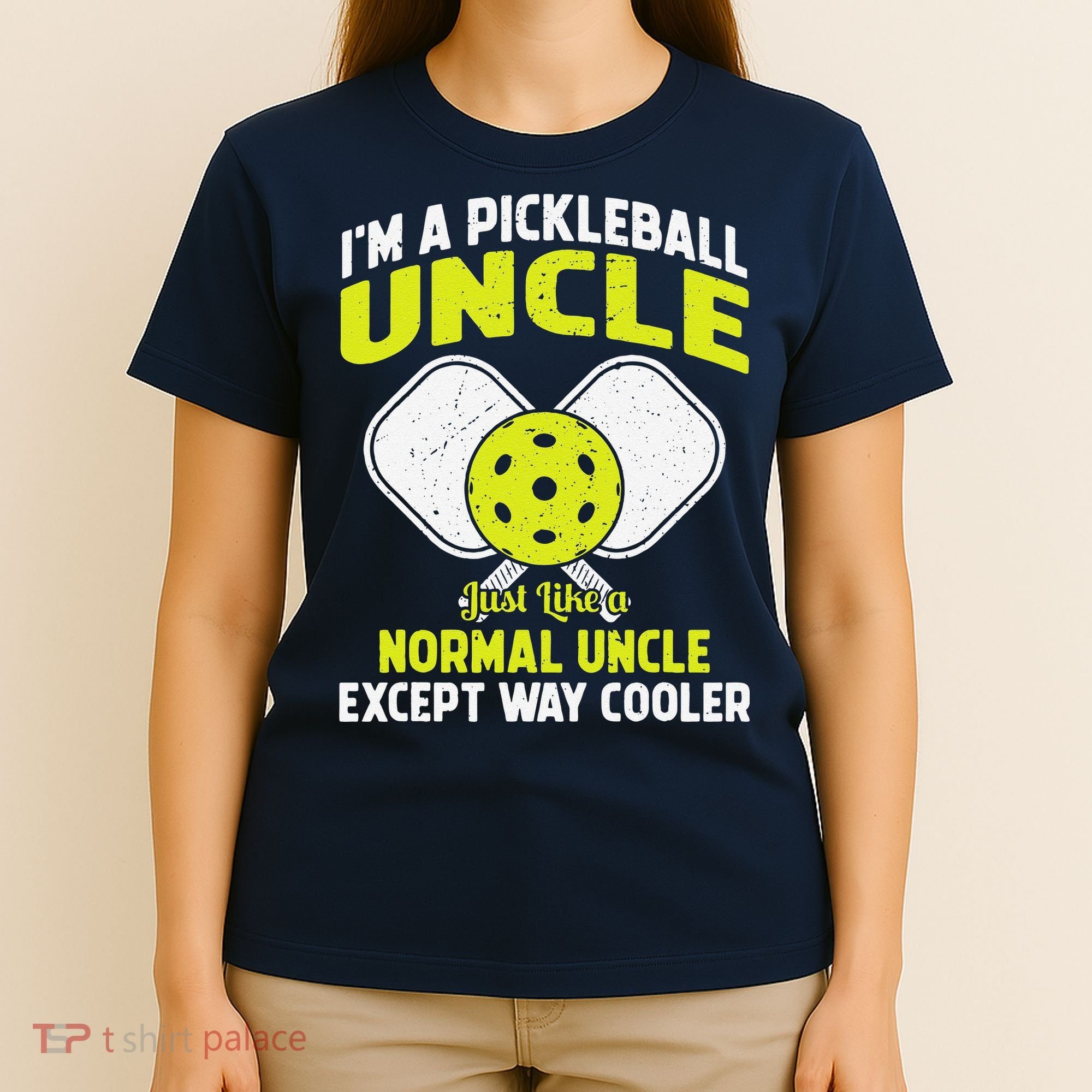 Pickleball Uncle Funny Pickleball Player Gift For Him T-Shirt