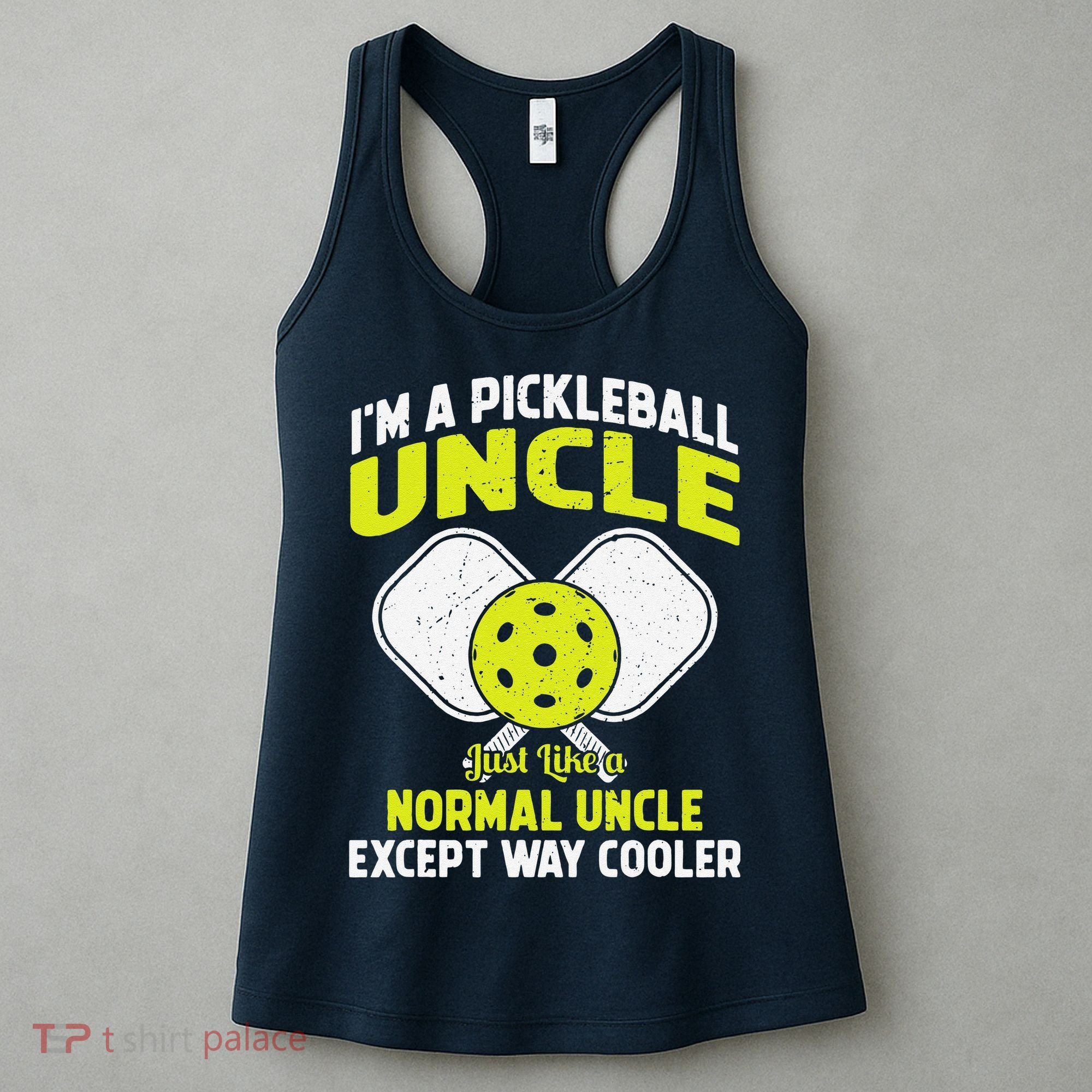 Pickleball Uncle Funny Pickleball Player Gift For Him Women's Tank Top