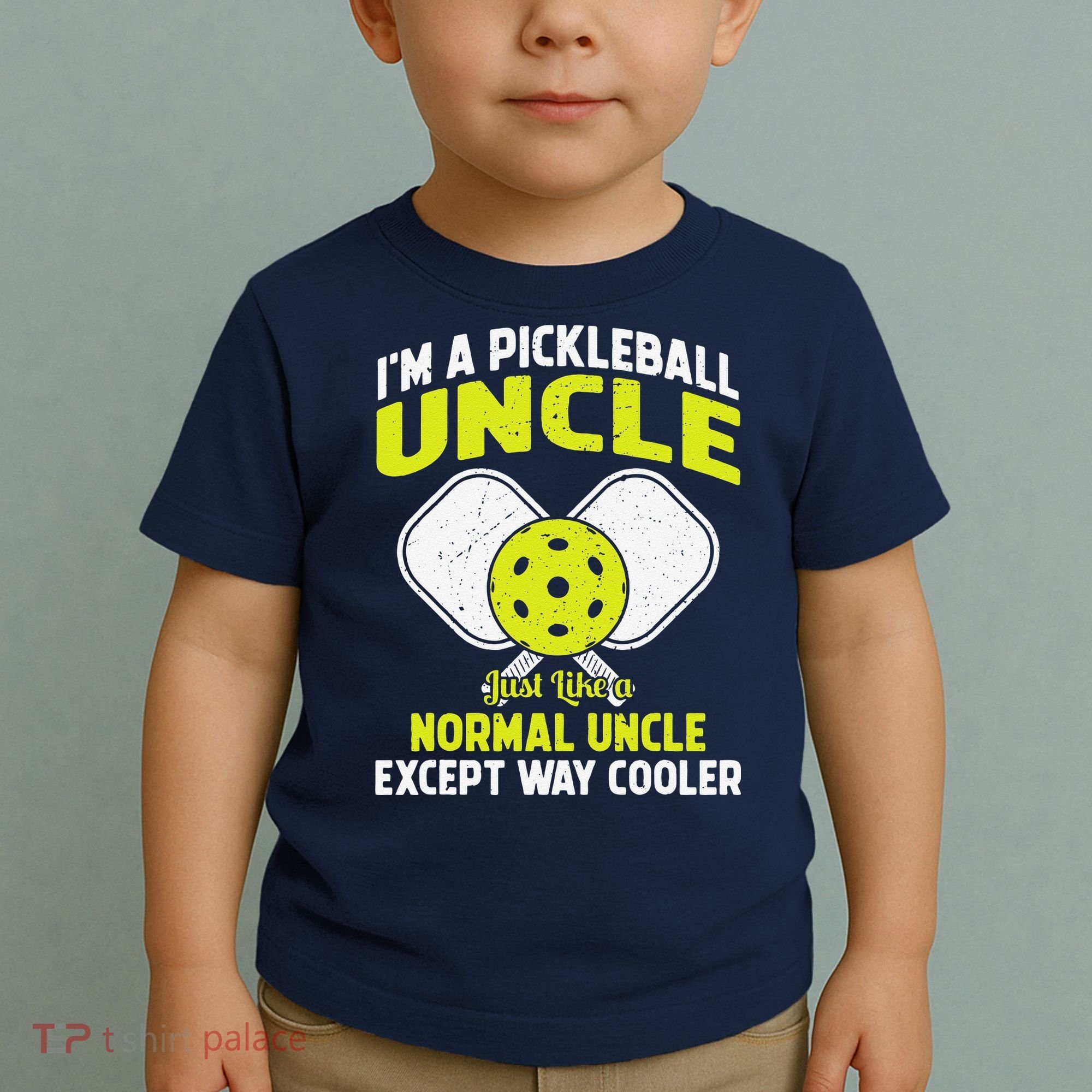 Pickleball Uncle Funny Pickleball Player Gift For Him Toddler T-Shirt
