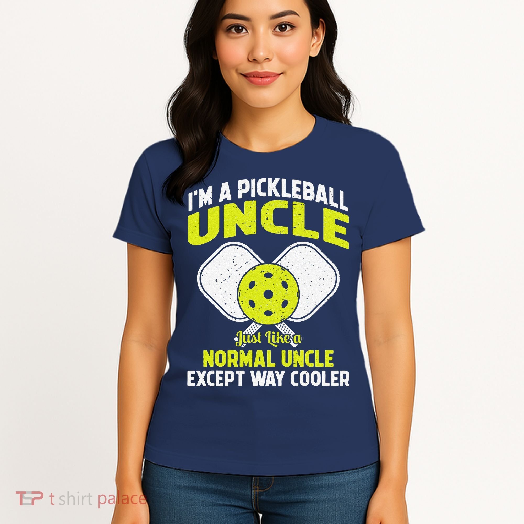 Pickleball Uncle Funny Pickleball Player Gift For Him Women's T-Shirt