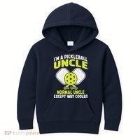 Pickleball Uncle Funny Pickleball Player Gift For Him Kids Hoodie thumb 0