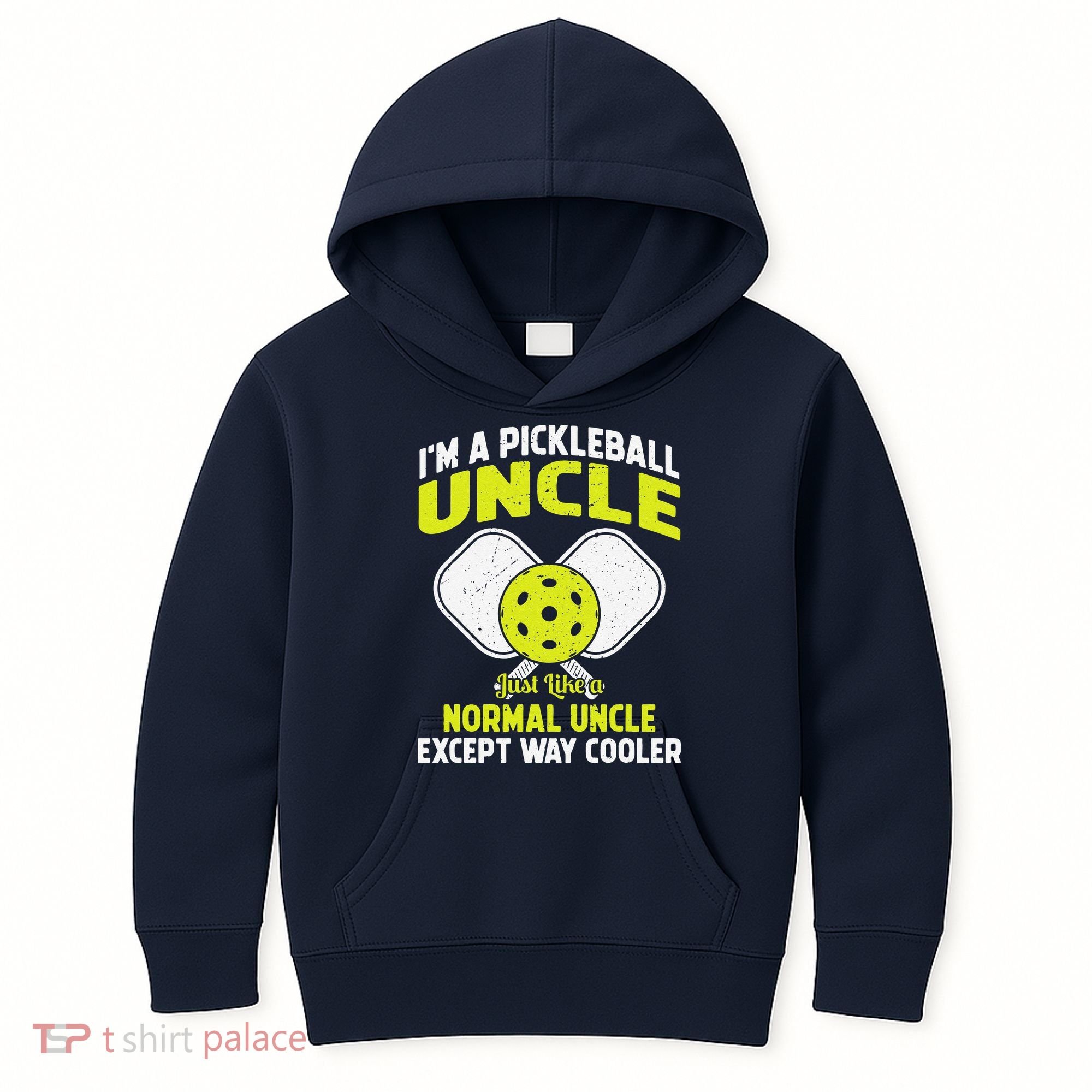 Pickleball Uncle Funny Pickleball Player Gift For Him Kids Hoodie