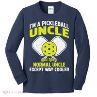 Pickleball Uncle Funny Pickleball Player Gift For Him Kids Long Sleeve Shirt thumb 0
