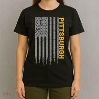 Pittsburgh USA Flag Patriotic American From Pittsburgh T-Shirt thumb 4