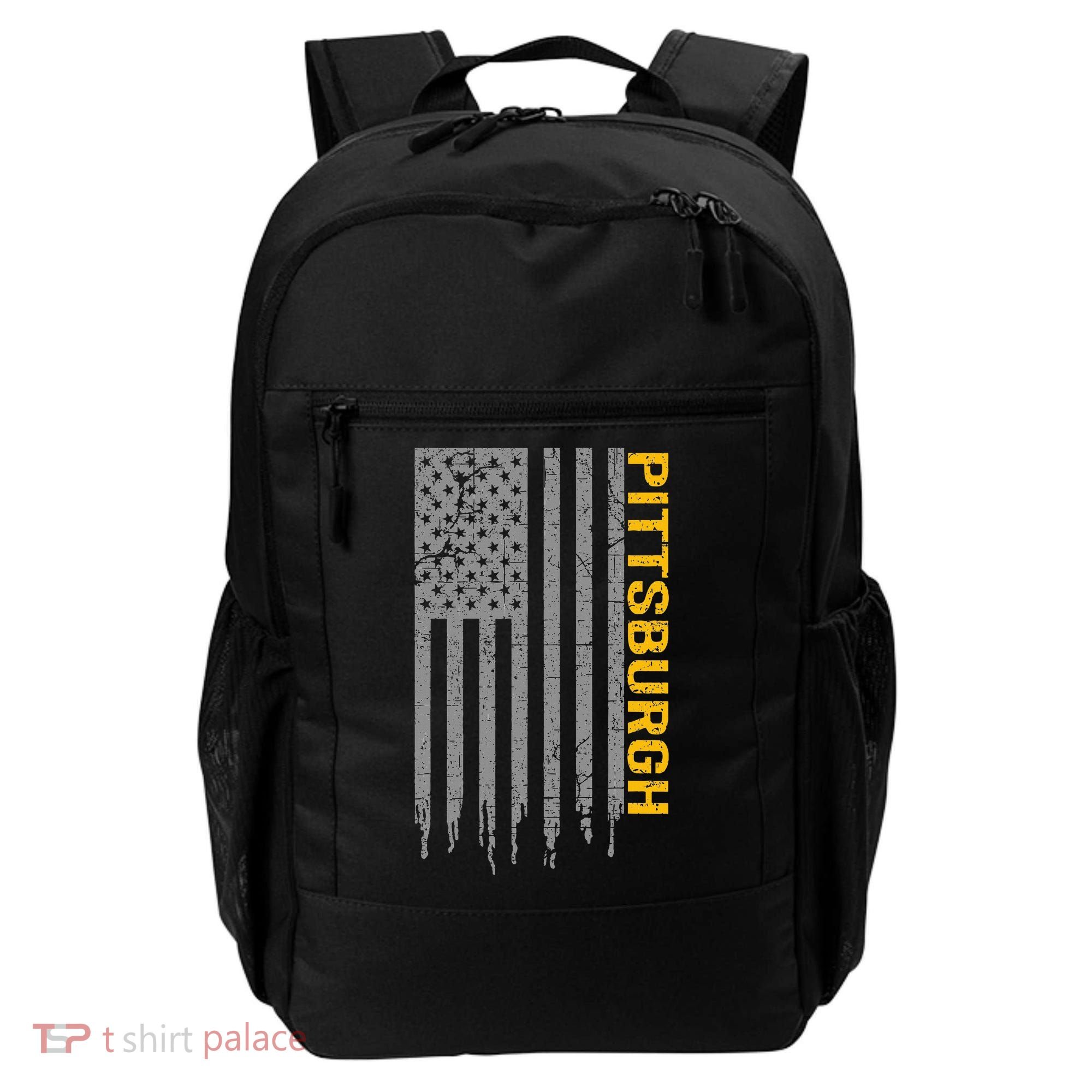 Pittsburgh USA Flag Patriotic American From Pittsburgh Backpack