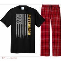 Pittsburgh USA Flag Patriotic American From Pittsburgh Pajama Set thumb 0