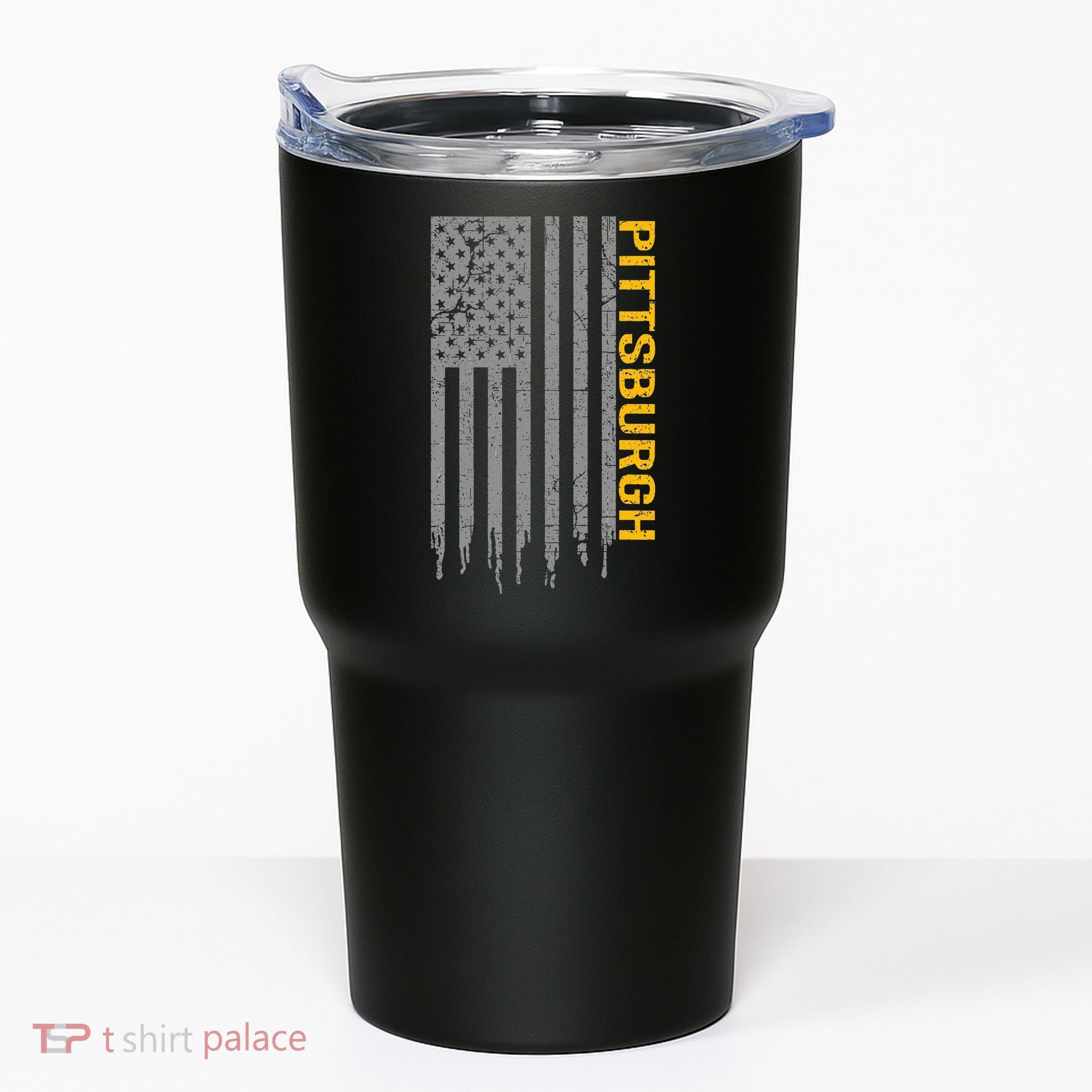 Pittsburgh USA Flag Patriotic American From Pittsburgh Tumbler