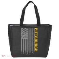 Pittsburgh USA Flag Patriotic American From Pittsburgh Tote Bag thumb 0