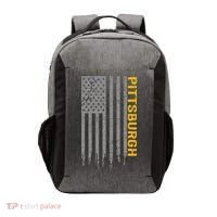 Pittsburgh USA Flag Patriotic American From Pittsburgh Vector Backpack thumb 0