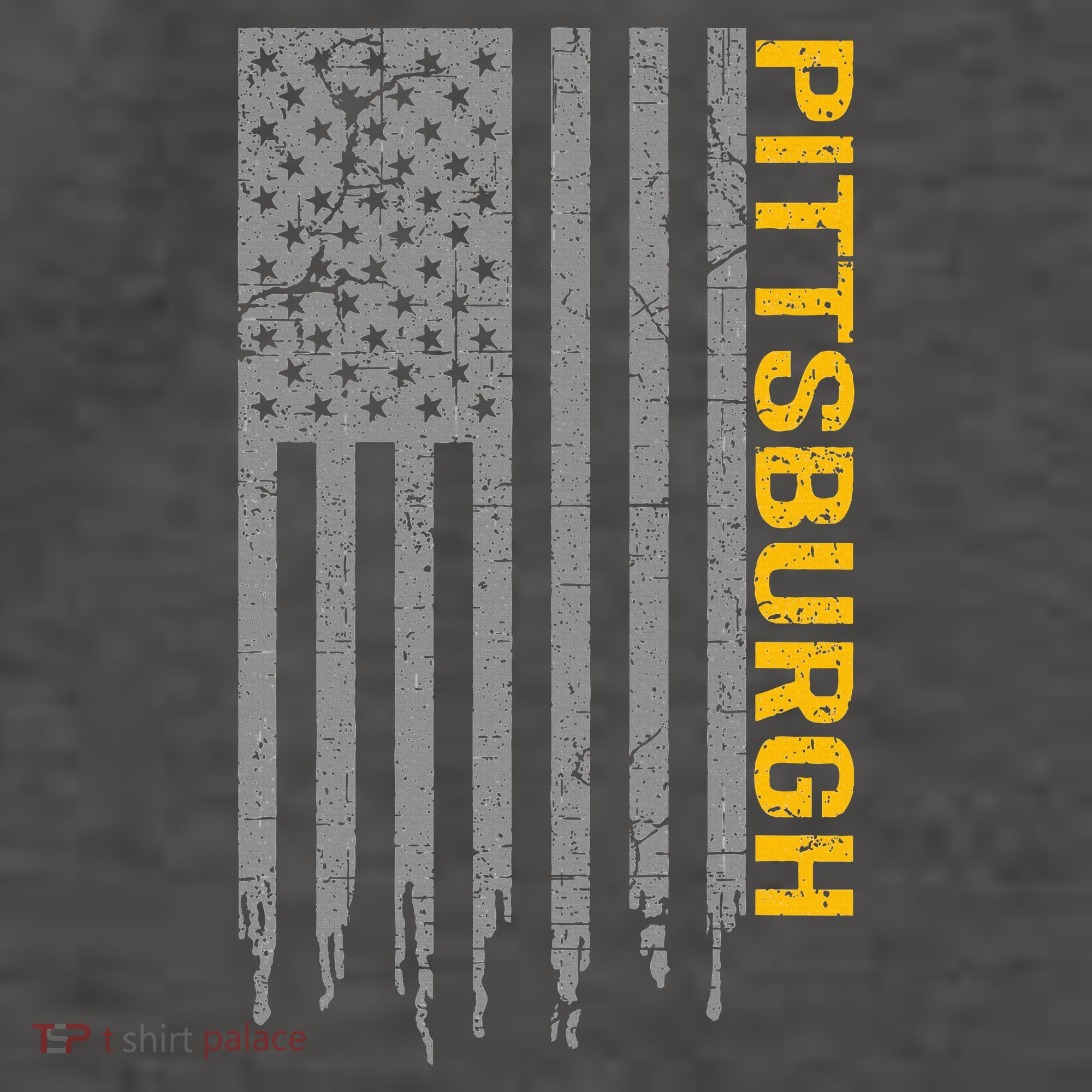 Pittsburgh USA Flag Patriotic American From Pittsburgh Vector Backpack