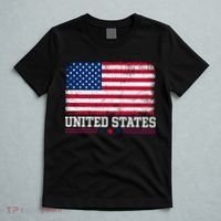 Patriotic USA Flag Grunge Style Apparel Gift T-Shirt thumb 5