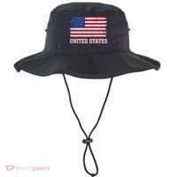 Patriotic USA Flag Grunge Style Apparel Gift Bucket Hat thumb 0