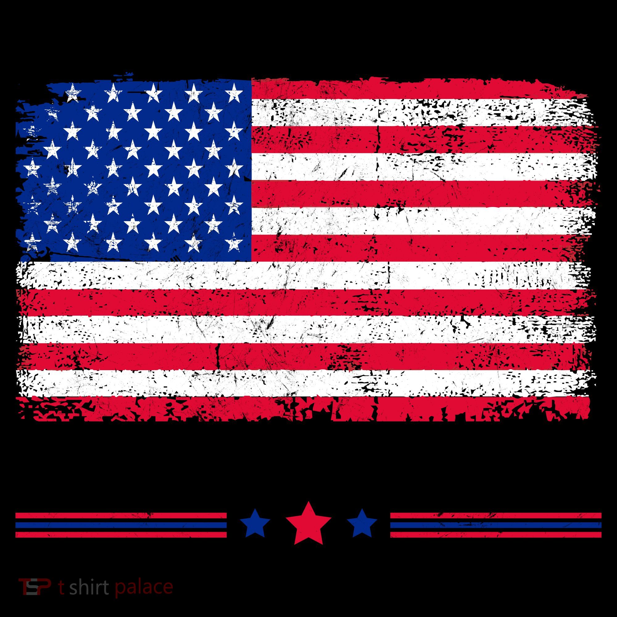 Patriotic USA Flag Grunge Style Apparel Gift Coffee Mug