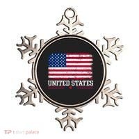 Patriotic USA Flag Grunge Style Apparel Gift Ornament thumb 0