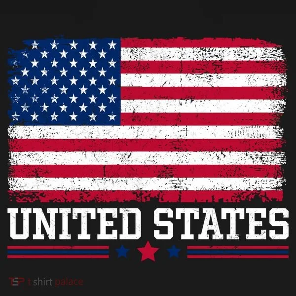 Patriotic USA Flag Grunge Style Apparel Gift Ornament