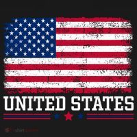 Patriotic USA Flag Grunge Style Apparel Gift Kids Sweatshirt thumb 2