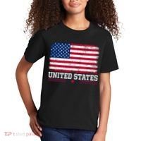 Patriotic USA Flag Grunge Style Apparel Gift Kids T-Shirt thumb 2