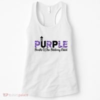 Purple Up For Month Of Military Child April Women's Tank Top thumb 0