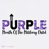 Purple Up For Month Of Military Child April Women's Tank Top thumb 5