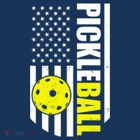 Pickleball USA Flag Love Playing Pickle Ball Women's Hoodie thumb 2